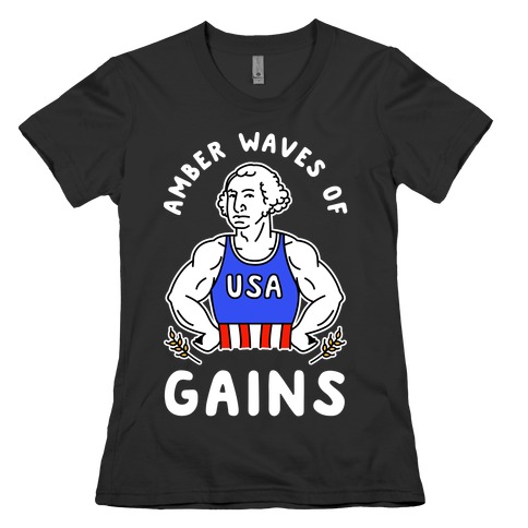 Amber Waves Of Gains Womens T-Shirt