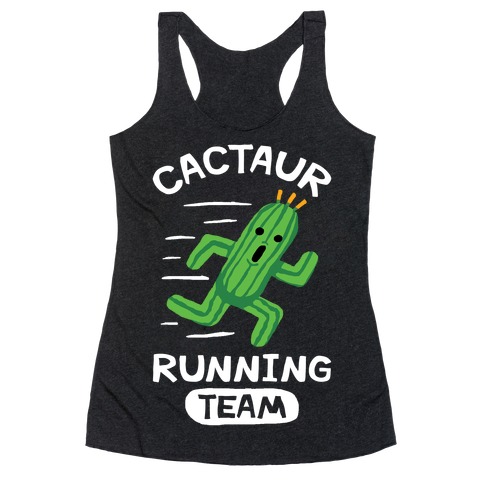 Cactaur Running Team Racerback Tank Top