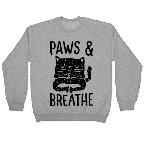 Paws And Breathe Yoga Cat Pullover