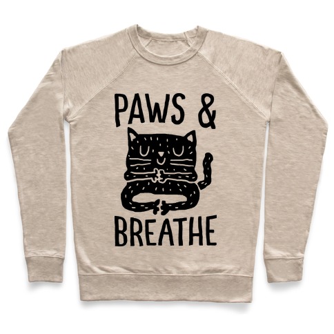 Paws And Breathe Yoga Cat Pullover