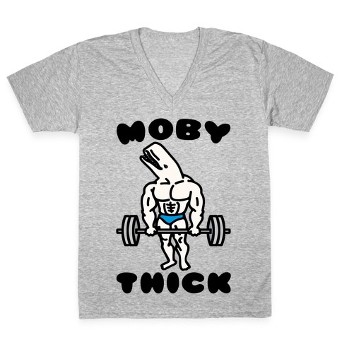 Moby Thick V-Neck Tee Shirt