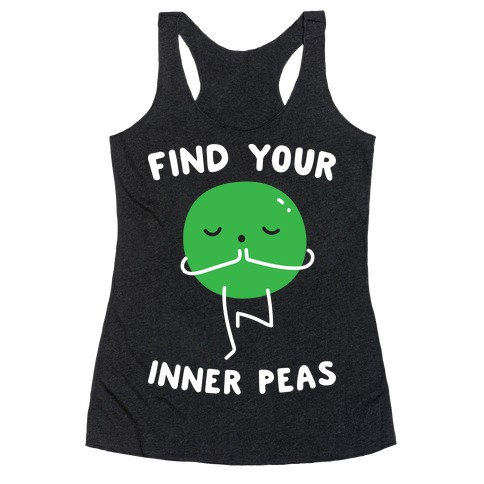 Find Your Inner Peas Racerback Tank Top