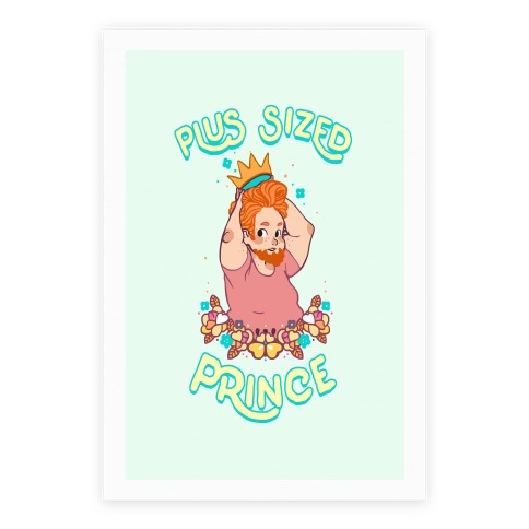 Plus Sized Prince Poster