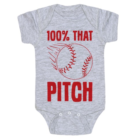 100% That Pitch Baby One-Piece