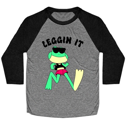 Leggin' It Frog Baseball Tee