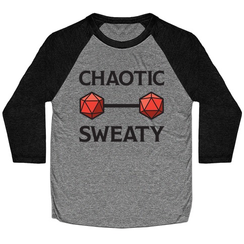 Chaotic Sweaty Baseball Tee