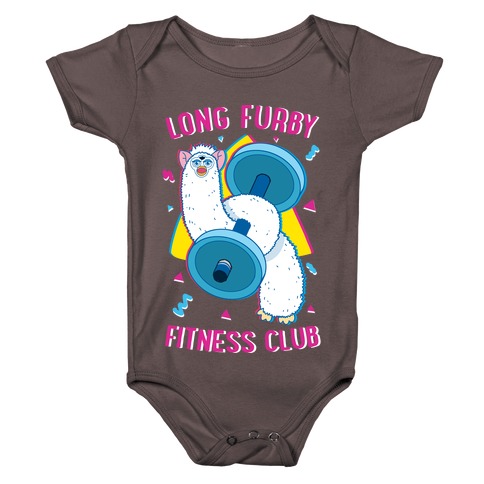 Long Furby Fitness Club Baby One-Piece
