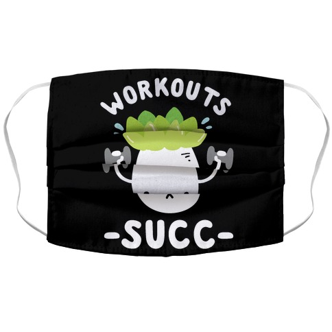 Workouts Succ Accordion Face Mask