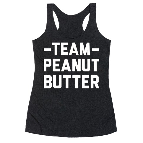 Team Peanut Butter Racerback Tank Top