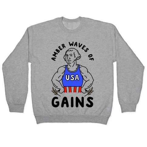 Amber Waves Of Gains Pullover