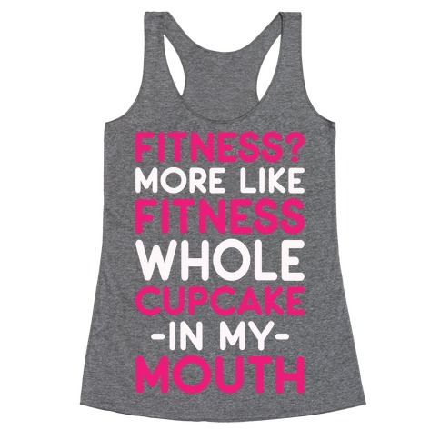 Fitness More like Fitness Whole Cupcake Racerback Tank Top