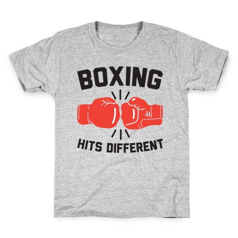 Boxing Hits Different Kids T-Shirt