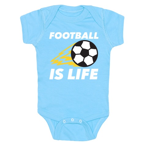 Football Is Life Baby One-Piece