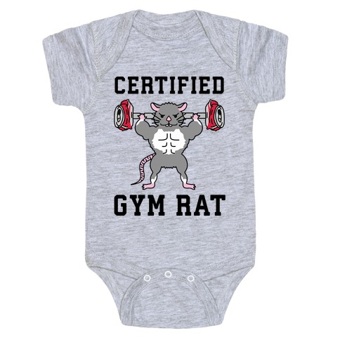 Certified Gym Rat Baby One-Piece