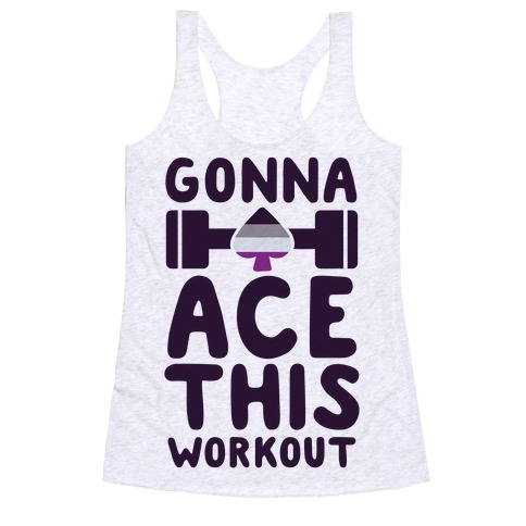 Gonna Ace This Workout Racerback Tank Top