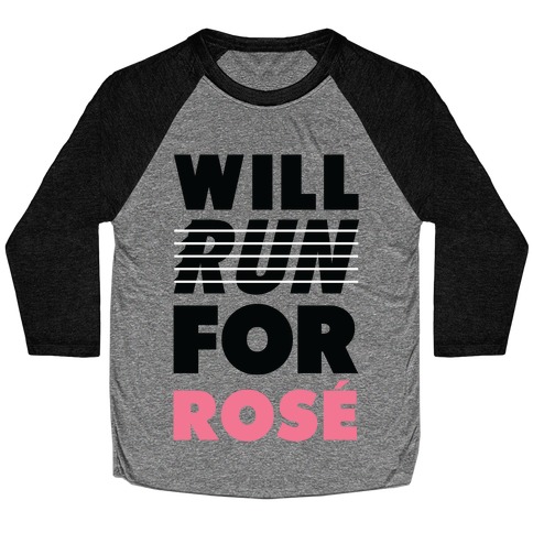Will Run For Ros Baseball Tee