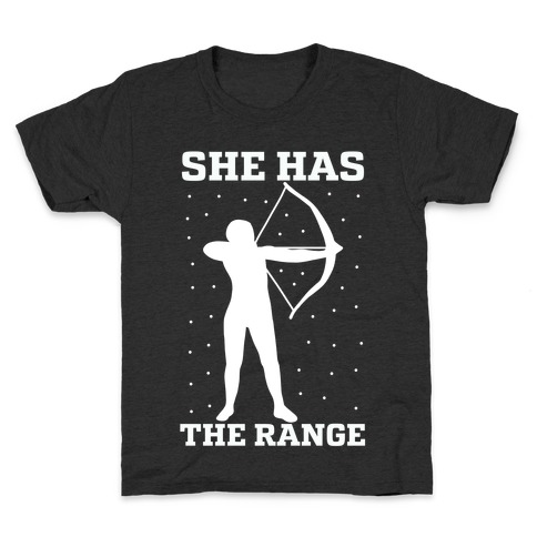 She Has the Range Kids T-Shirt
