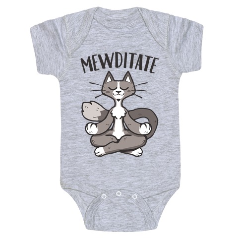 Mewditate Baby One-Piece