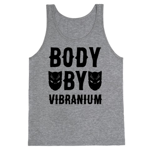Body By Vibranium Parody Tank Top