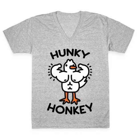 Hunky Honkey V-Neck Tee Shirt