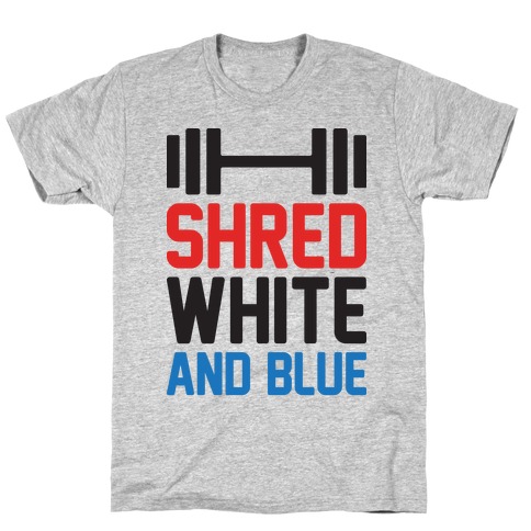 Shred White And Blue T-Shirt