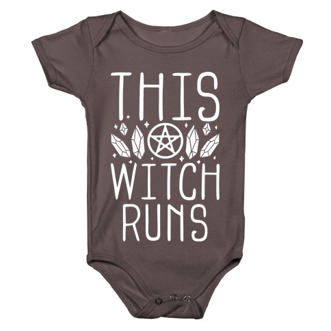 This Witch Runs Baby One-Piece