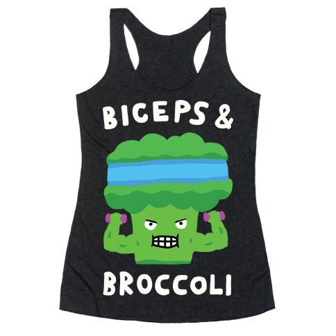Biceps And Broccoli Racerback Tank Top