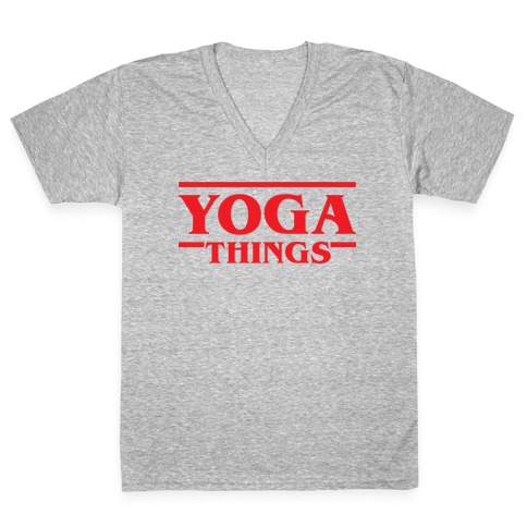 Yoga Things V-Neck Tee Shirt