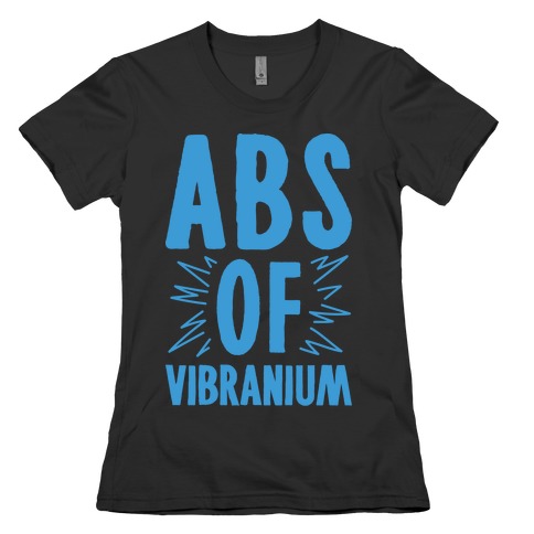 Abs Of Vibranium Parody Womens T-Shirt