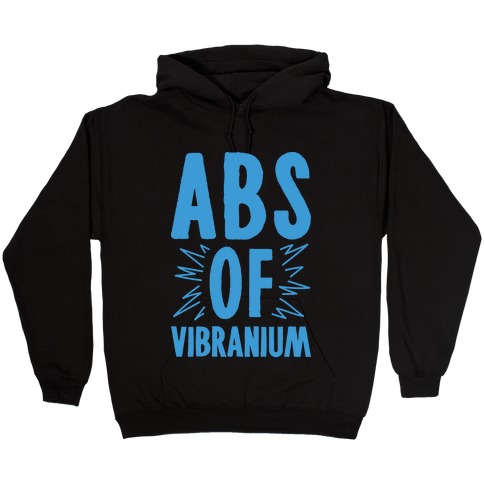 Abs Of Vibranium Parody Hooded Sweatshirt