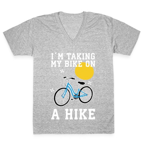 Bike Hike V-Neck Tee Shirt