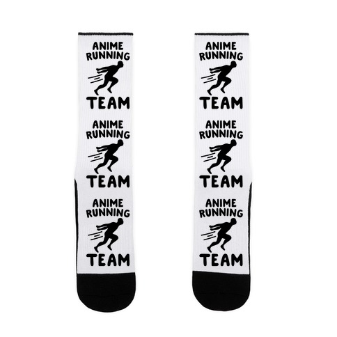 Anime Running Team Sock