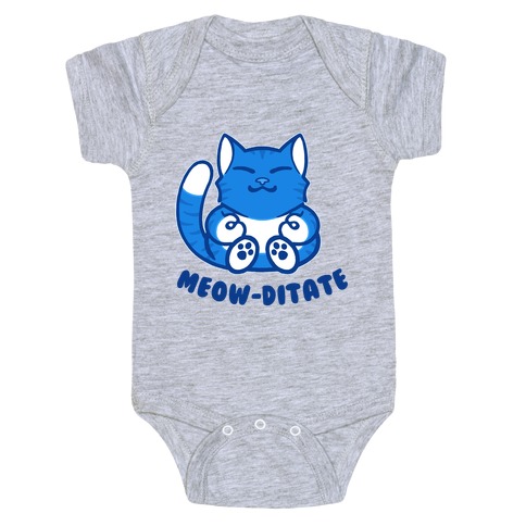 Meow-ditate Baby One-Piece