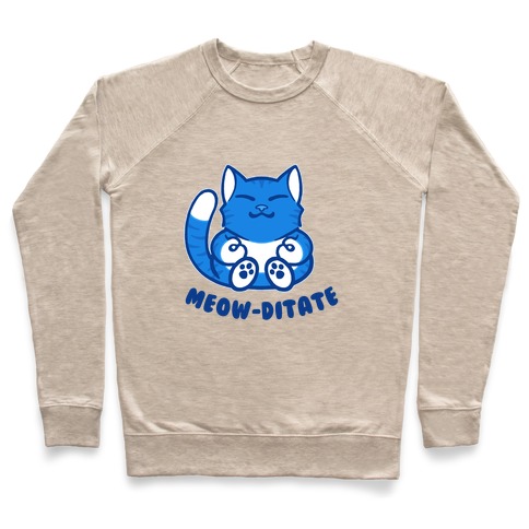 Meow-ditate Pullover