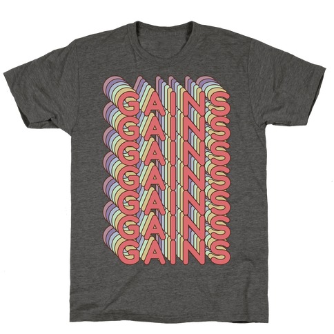 Gains Retro Rainbow T-Shirt
