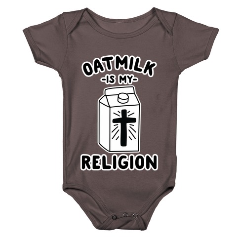 Oatmilk Is My Religion Baby One-Piece