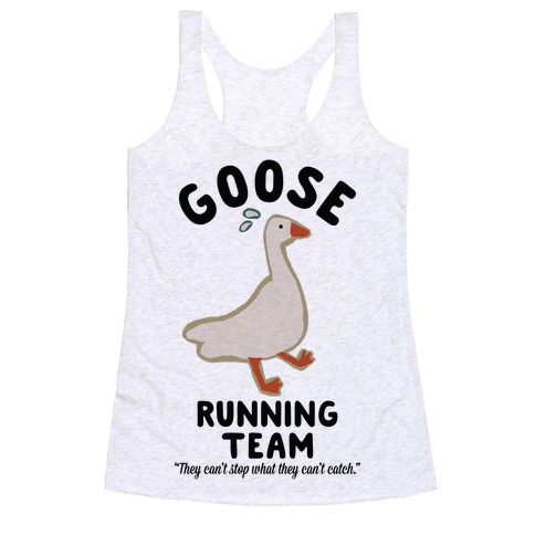 Goose Running Team Racerback Tank Top