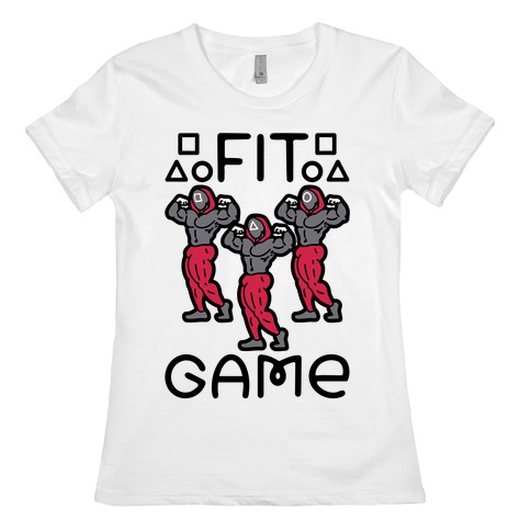 Fit Game Parody Womens T-Shirt