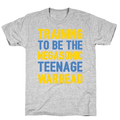 Training To Be The Negasonic Teenage Warhead White Print T-Shirt