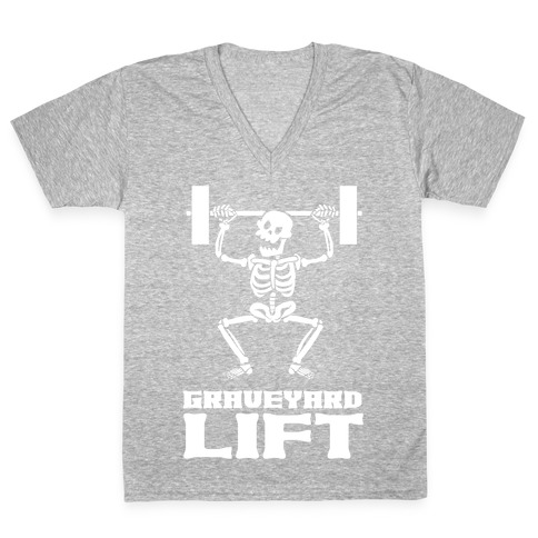 Graveyard Lift V-Neck Tee Shirt
