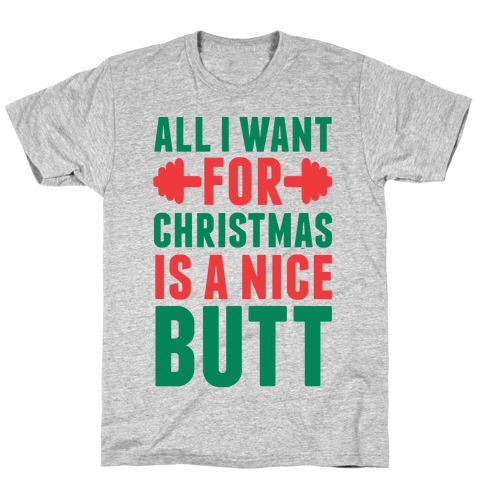 All I Want For Christmas Is A Nice Butt T-Shirt