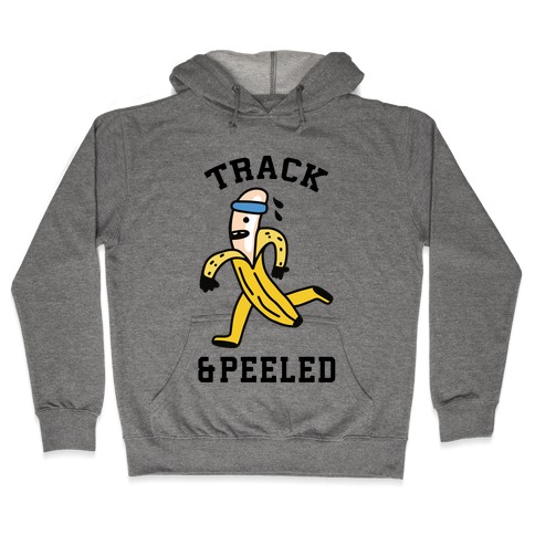 Track & Peeled Hooded Sweatshirt