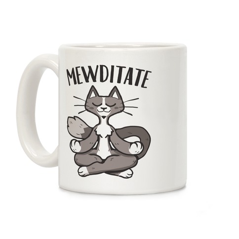 Mewditate Coffee Mug