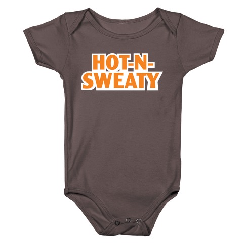 Hot-N-Sweaty Parody Baby One-Piece