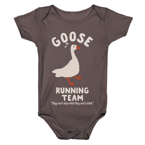 Goose Running Team Baby One-Piece