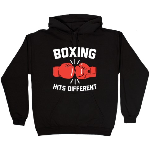 Boxing Hits Different Hooded Sweatshirt