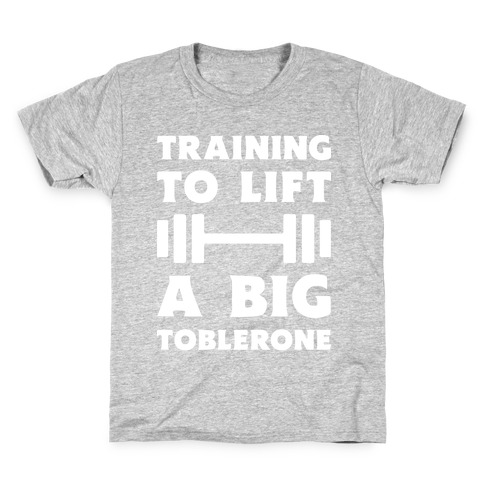 Training To Lift A Big Toblerone Kids T-Shirt