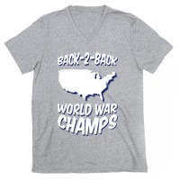 Back To Back World War Champs T Shirts Merica Made