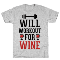 my favorite workout wine shirt