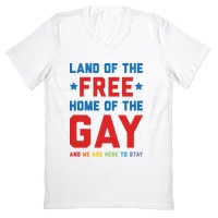 Land Of The Free Home Of The Gay Tank Tops Merica Made